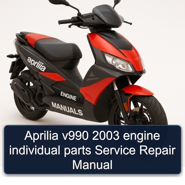 Aprilia v990 2003 engine individual parts Service Repair Manual