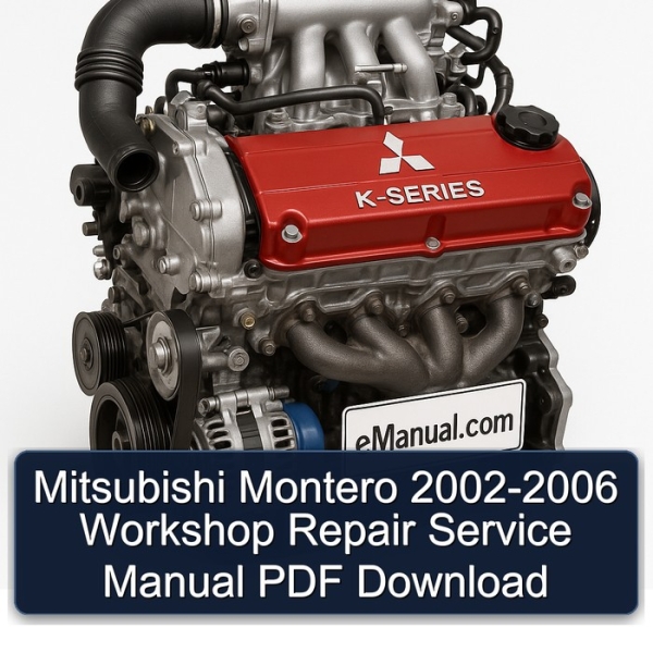 Mitsubishi Montero 2002-2006 Workshop Repair Service Manual PDF Download