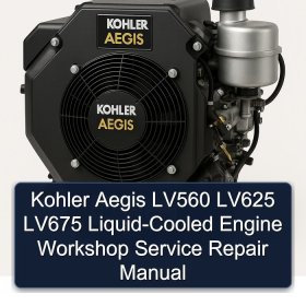 Kohler Aegis LV560 LV625 LV675 Liquid-Cooled Engine Workshop Service Repair Manual