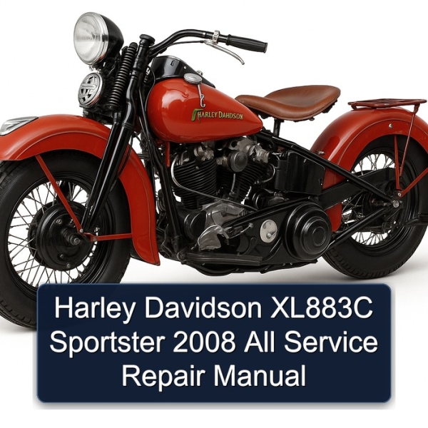 Harley Davidson XL883C Sportster 2008 All Service Repair Manual