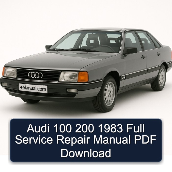 Audi 100 200 1983 Full Service Repair Manual PDF Download