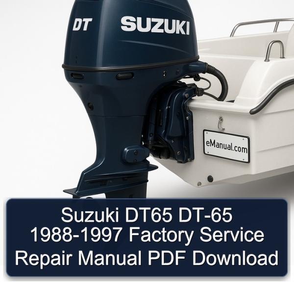 Suzuki DT65 DT-65 1988-1997 Factory Service Repair Manual PDF Download