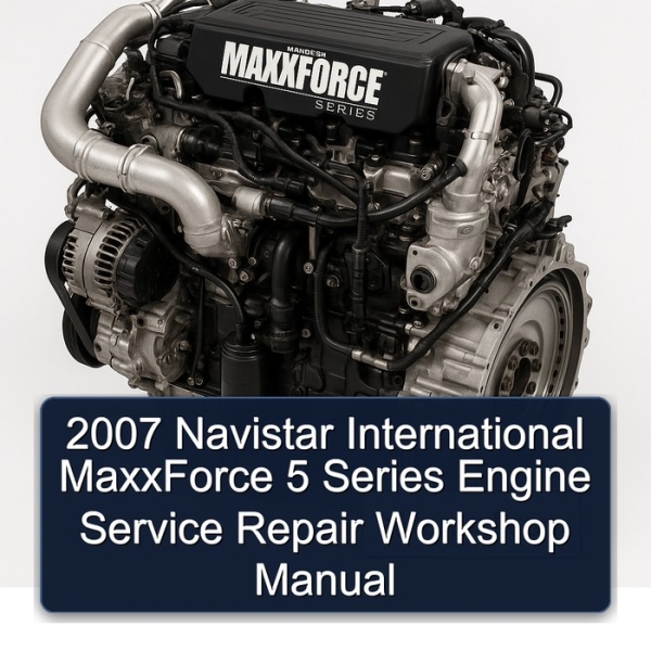 2007 Navistar International MaxxForce 5 Series Engine Service Repair Workshop Manual