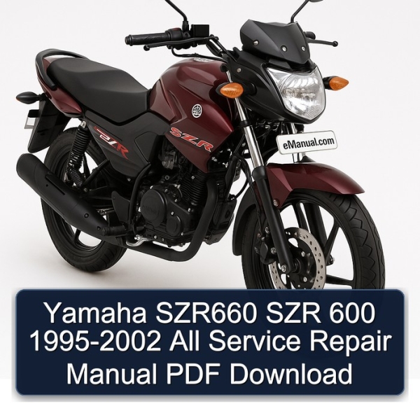 Yamaha SZR660 SZR 600 1995-2002 All Service Repair Manual PDF Download