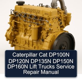 Caterpillar Cat DP100N DP120N DP135N DP150N DP160N Lift Trucks Service Repair Manual