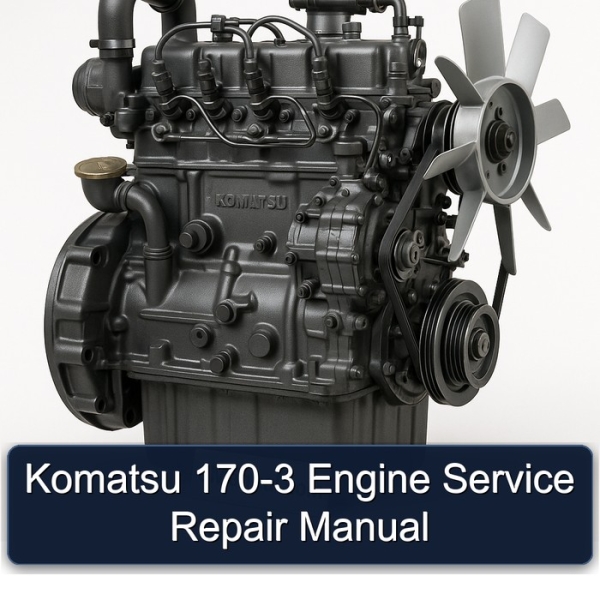 Komatsu 170-3 Engine Service Repair Manual