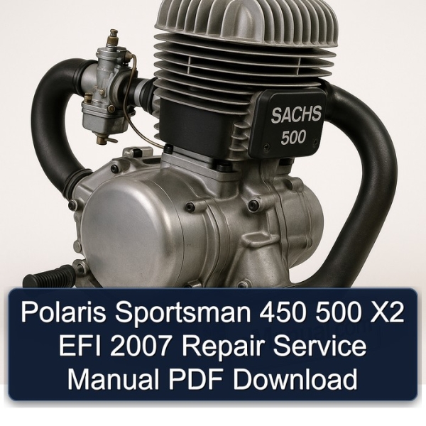 Polaris Sportsman 450 500 X2 EFI 2007 Repair Service Manual PDF Download