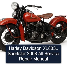 Harley Davidson XL883L Sportster 2008 All Service Repair Manual