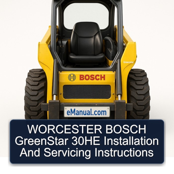 WORCESTER BOSCH GreenStar 30HE Installation And Servicing Instructions