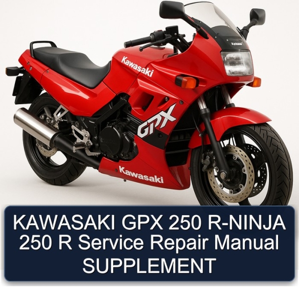 KAWASAKI GPX 250 R-NINJA 250 R Service Repair Manual SUPPLEMENT