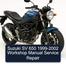 Suzuki SV 650 1999-2002 Workshop Manual Service Repair