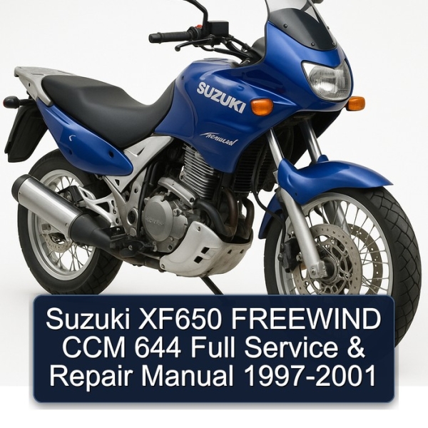 Suzuki XF650 FREEWIND CCM 644 Full Service & Repair Manual 1997-2001