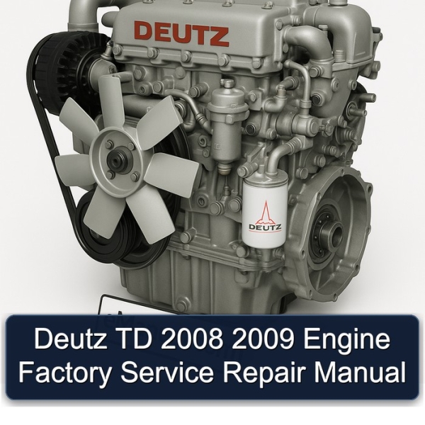 Deutz TD 2008 2009 Engine Factory Service Repair Manual