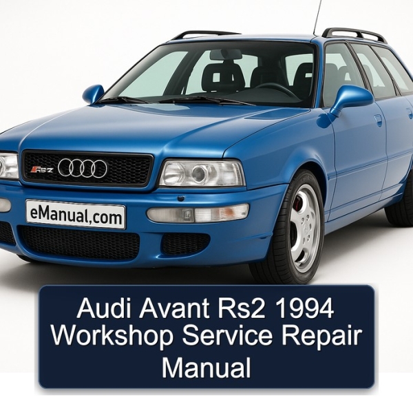 Audi Avant Rs2 1994 Workshop Service Repair Manual