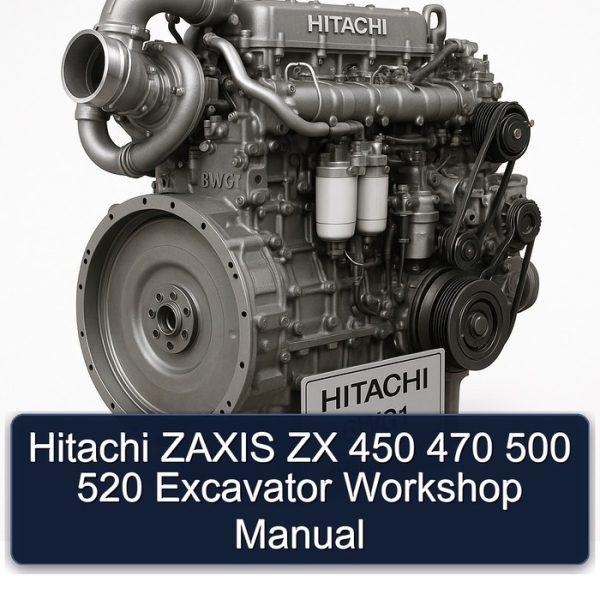 Hitachi ZAXIS ZX 450 470 500 520 Excavator Workshop Manual