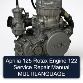 Aprilia 125 Rotax Engine 122 Service Repair Manual MULTILANGUAGE