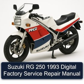 Suzuki RG 250 1993 Digital Factory Service Repair Manual