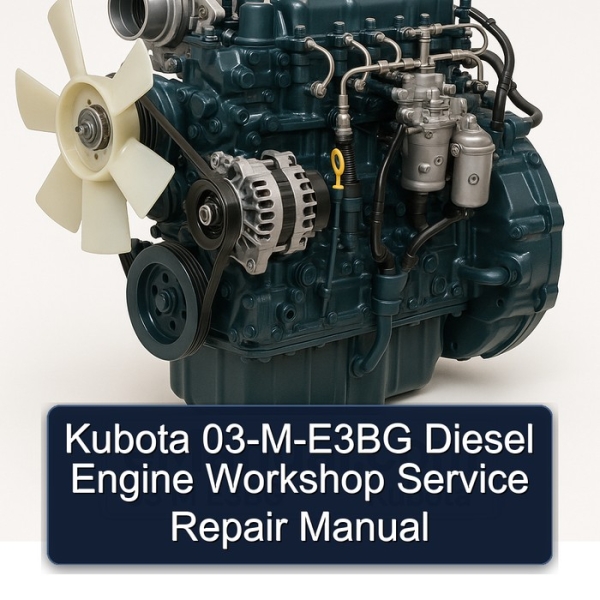 Kubota 03-M-E3BG Diesel Engine Workshop Service Repair Manual