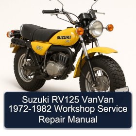 Suzuki RV125 VanVan 1972-1982 Workshop Service Repair Manual
