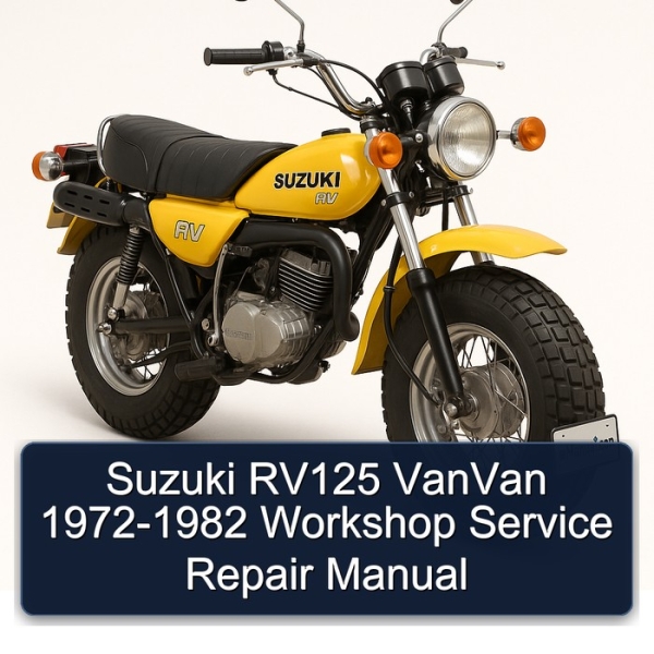 Suzuki RV125 VanVan 1972-1982 Workshop Service Repair Manual