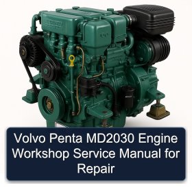 Volvo Penta MD2030 Engine Workshop Service Manual for Repair