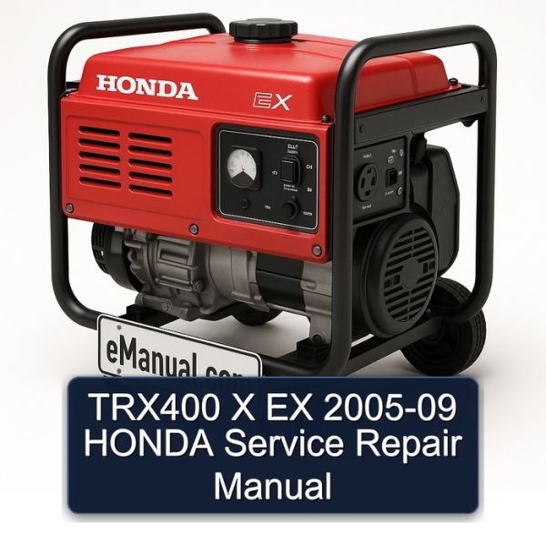 TRX400 X EX 2005-09 HONDA Service Repair Manual
