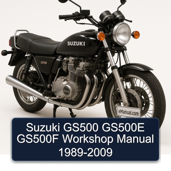 Suzuki GS500 GS500E GS500F Workshop Manual 1989-2009