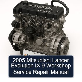 2005 Mitsubishi Lancer Evolution IX 9 Workshop Service Repair Manual