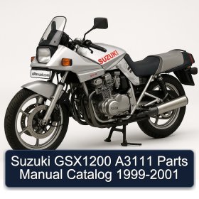 Suzuki GSX1200 A3111 Parts Manual Catalog 1999-2001