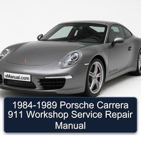 1984-1989 Porsche Carrera 911 Workshop Service Repair Manual