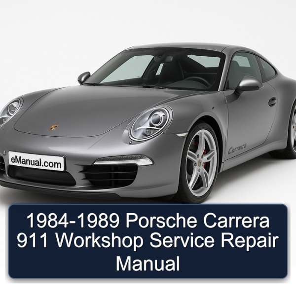 1984-1989 Porsche Carrera 911 Workshop Service Repair Manual