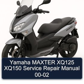 Yamaha MAXTER XQ125 XQ150 Service Repair Manual 00-02