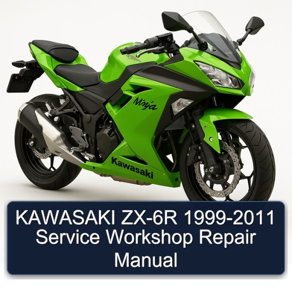 KAWASAKI ZX-6R 1999-2011 Service Workshop Repair Manual