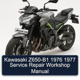 Kawasaki Z650-B1 1976 1977 Service Repair Workshop Manual