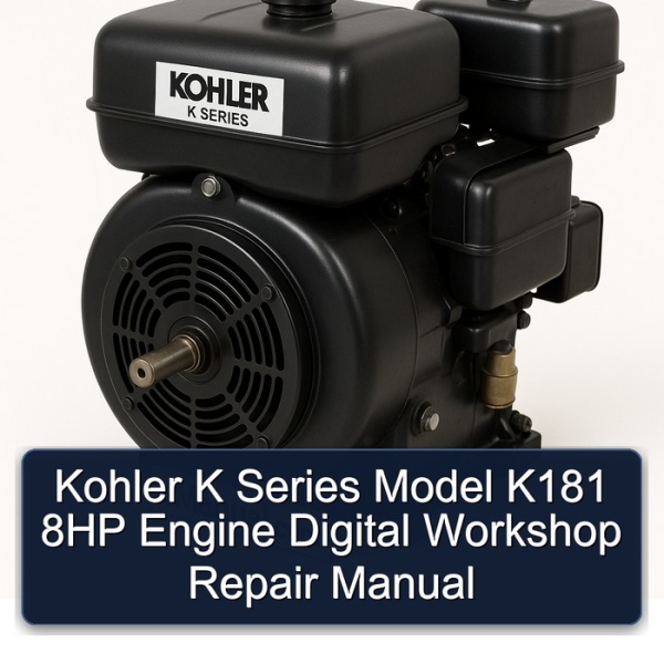Kohler K Series Model K181 8HP Engine Digital Workshop Repair Manual