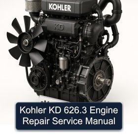 Kohler KD 626.3 Engine Repair Service Manual