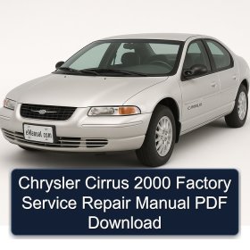 Chrysler Cirrus 2000 Factory Service Repair Manual PDF Download