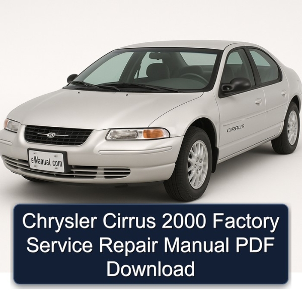 Chrysler Cirrus 2000 Factory Service Repair Manual PDF Download