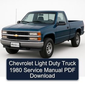 Chevrolet Light Duty Truck 1980 Service Manual PDF Download