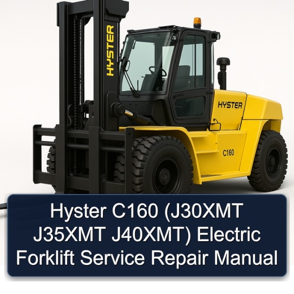 Hyster C160 (J30XMT, J35XMT, J40XMT) Elektro-Gabelstapler Service- und Reparaturhandbuch