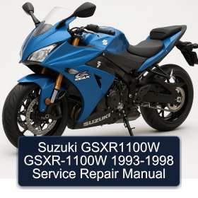 Suzuki GSXR1100W GSXR-1100W 1993-1998 Service Repair Manual