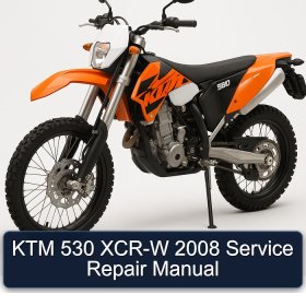 KTM 530 XCR-W 2008 Service Repair Manual