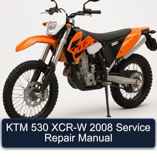 KTM 530 XCR-W 2008 Service Repair Manual