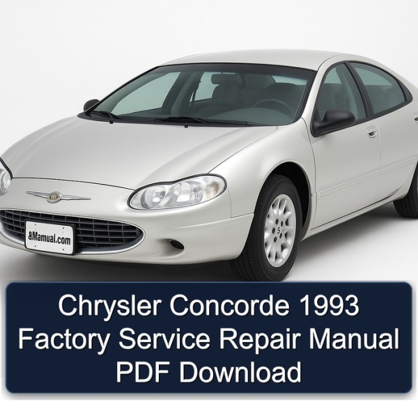 Chrysler Concorde 1993 Factory Service Repair Manual PDF Download