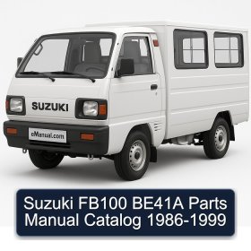 Suzuki FB100 BE41A Parts Manual Catalog 1986-1999