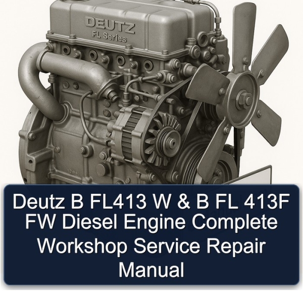 Deutz B FL413 W & B FL 413F FW Diesel Engine Complete Workshop Service Repair Manual