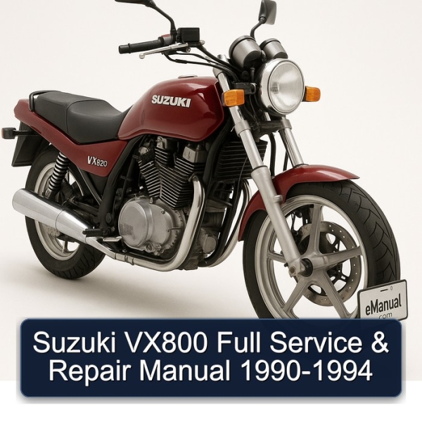 Suzuki VX800 Full Service & Repair Manual 1990-1994