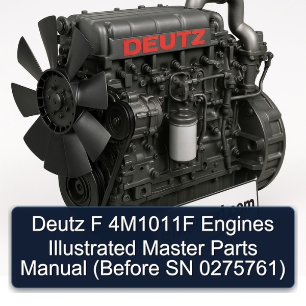 Deutz F 4M1011F Engines Illustrated Master Parts Manual (Before SN 0275761)