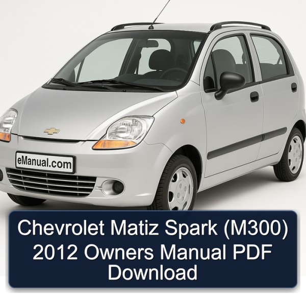 Chevrolet Matiz Spark (M300) 2012 Owners Manual PDF Download