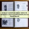 BOBCAT AUGER 30 DIRECT DRIVE SN 187600101 & Above (LOWE AUGER) Service Repair Manual